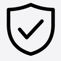 Shipping Protection badge icon symbolizing order safety from loss theft damage